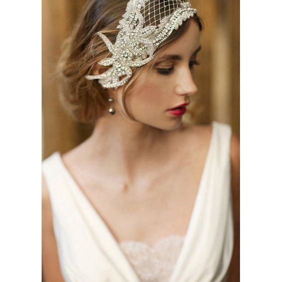Wedding veils guide Wedding veils guide: How to choose the perfect bridal veil for your hairstyle. A timeless 1920s wedding headpiece.