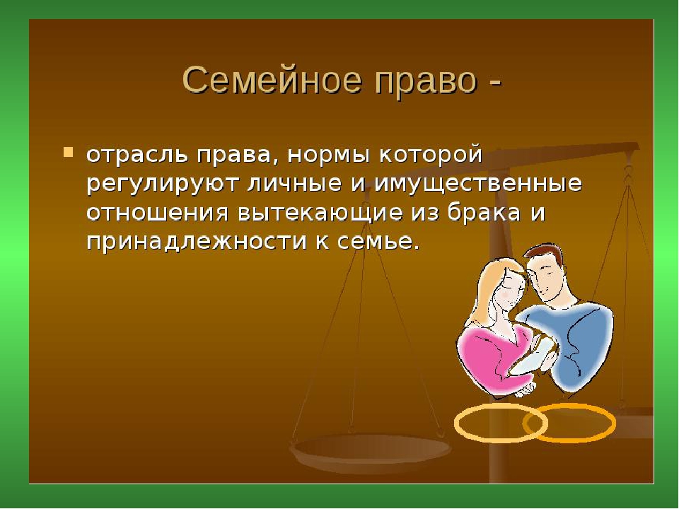 Конспект урока семейное право. Брачно-семейные отношения. Презентация по семейному праву. Правовые основы семьи и брака. Семейное право.