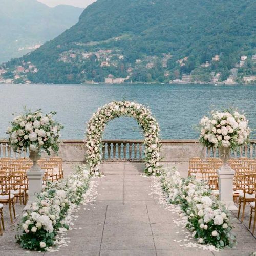 Classic Garden-Inspired Ceremony Arch #weddingarchway #outdoorwedding