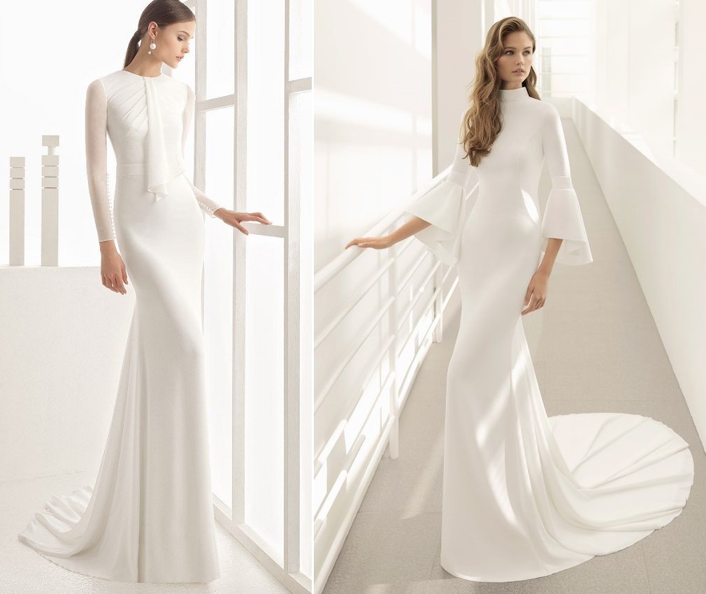 Модные свадебные платья для второго брака 2020: новинки фото