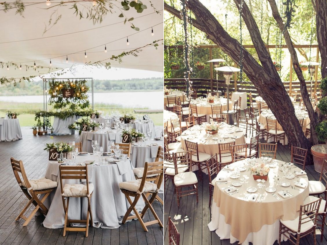 Оформление столов гостей на свадьбе 2020 года: новинки фото