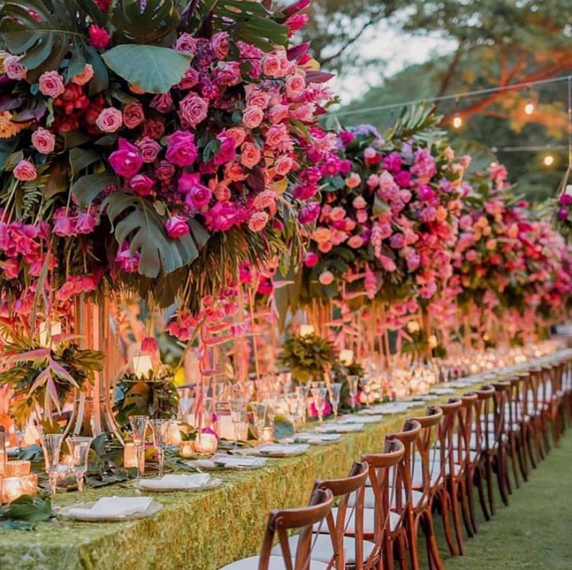 Оформление столов гостей на свадьбе 2020 года: новинки фото