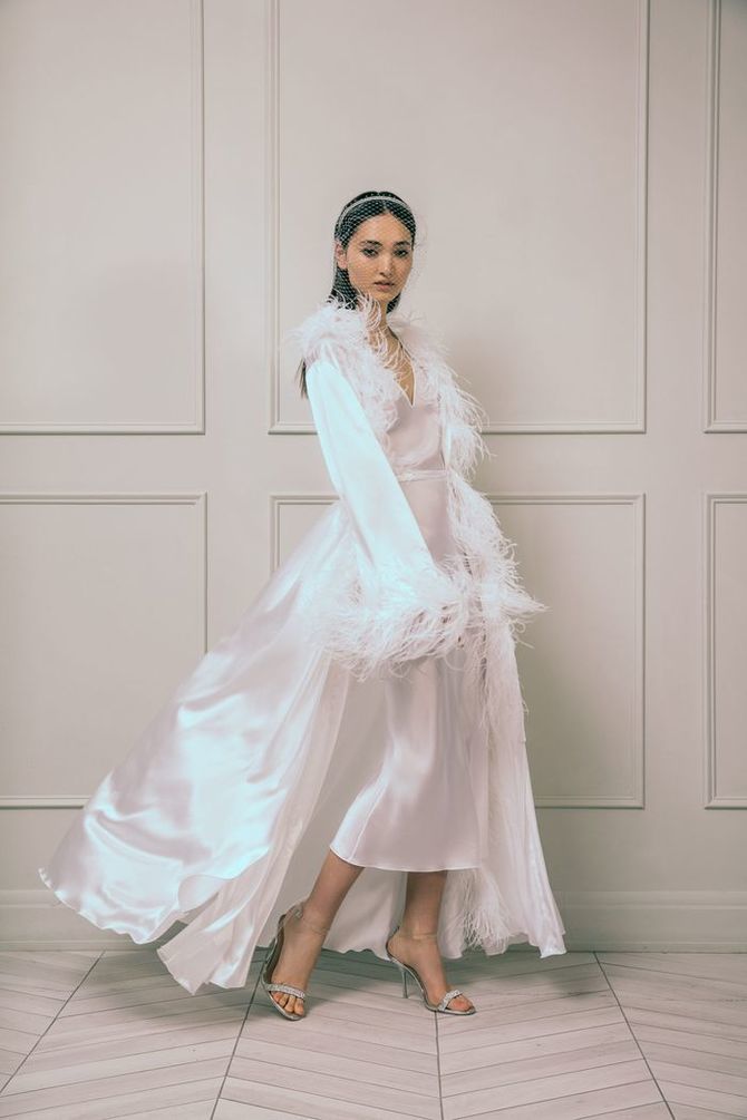 Модные свадебные платья с рукавами 2020-2021 11