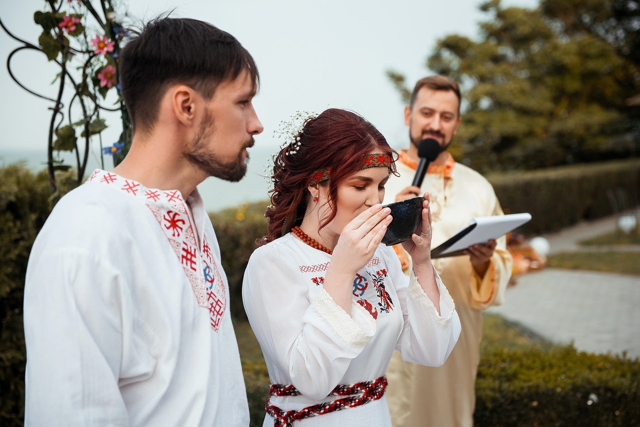 Фото свадьба славянская