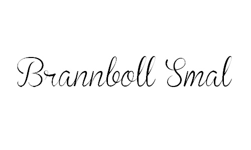 Brannboll Fet font