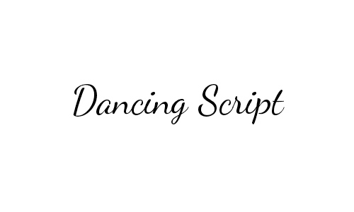 Dancing Script