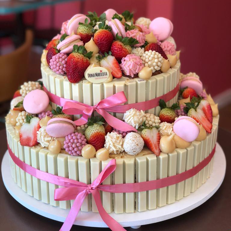 Фото ukrashenie torta konfetami 10.