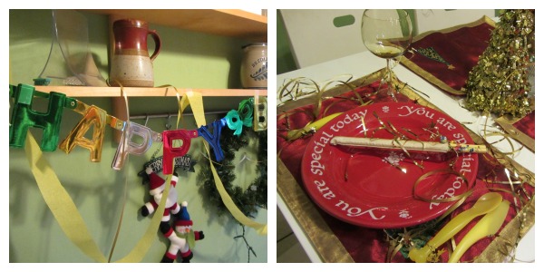 golden birthday decorations