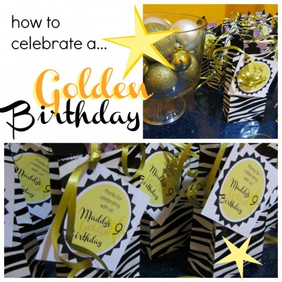 golden birthday party