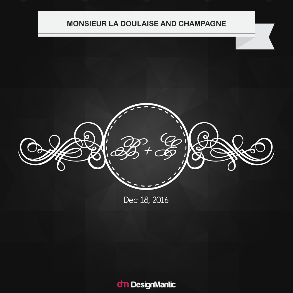 wedding monogram font pairing 6