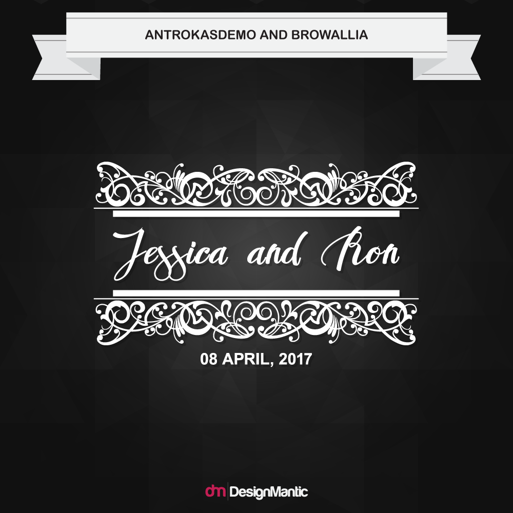 wedding monogram font pairing 8