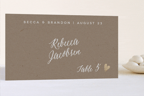 minted place cards samples