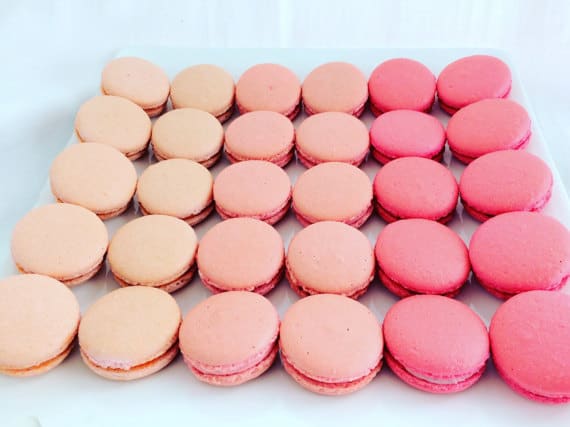 french macaron wedding favors