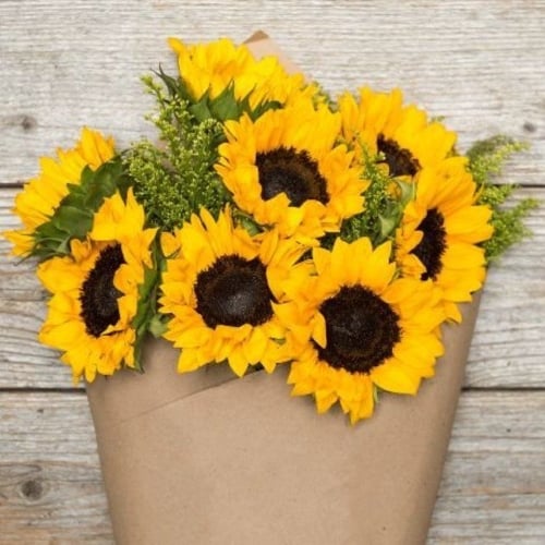 Bouquet of Sunflowers for 3rd anniversary gift