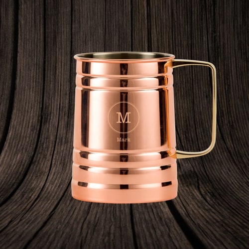 Personalized Copper Beer Stein