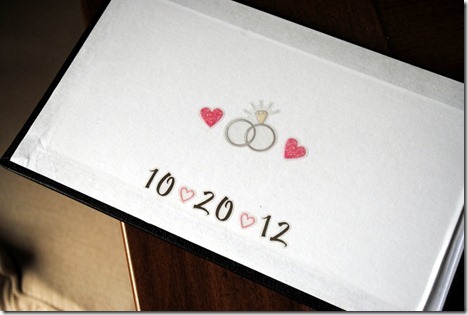 wedding date book