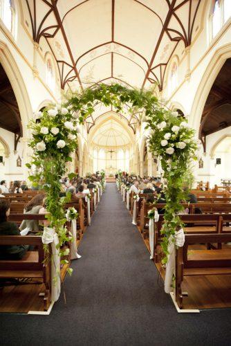 church wedding decorations gorgeous-church aisle rebecca grace