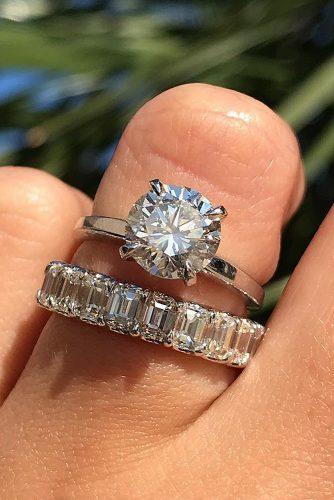 wedding rings for women main photo diamond round cut set