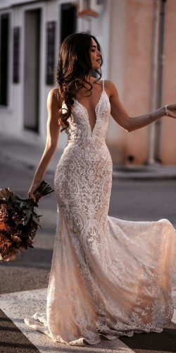  best wedding dresses with spaghetti straps full lace beach sexy galialahav