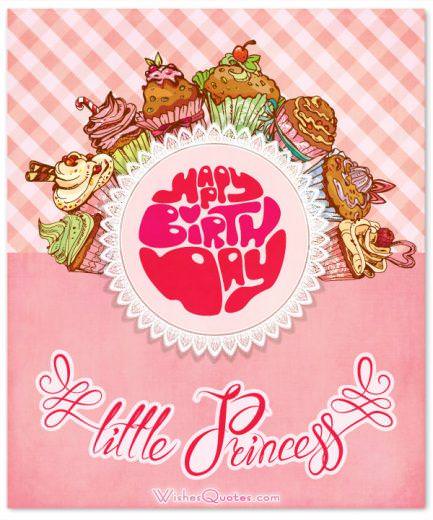 Card Happy Birthday Little Princess Happy Birthday Little Princess